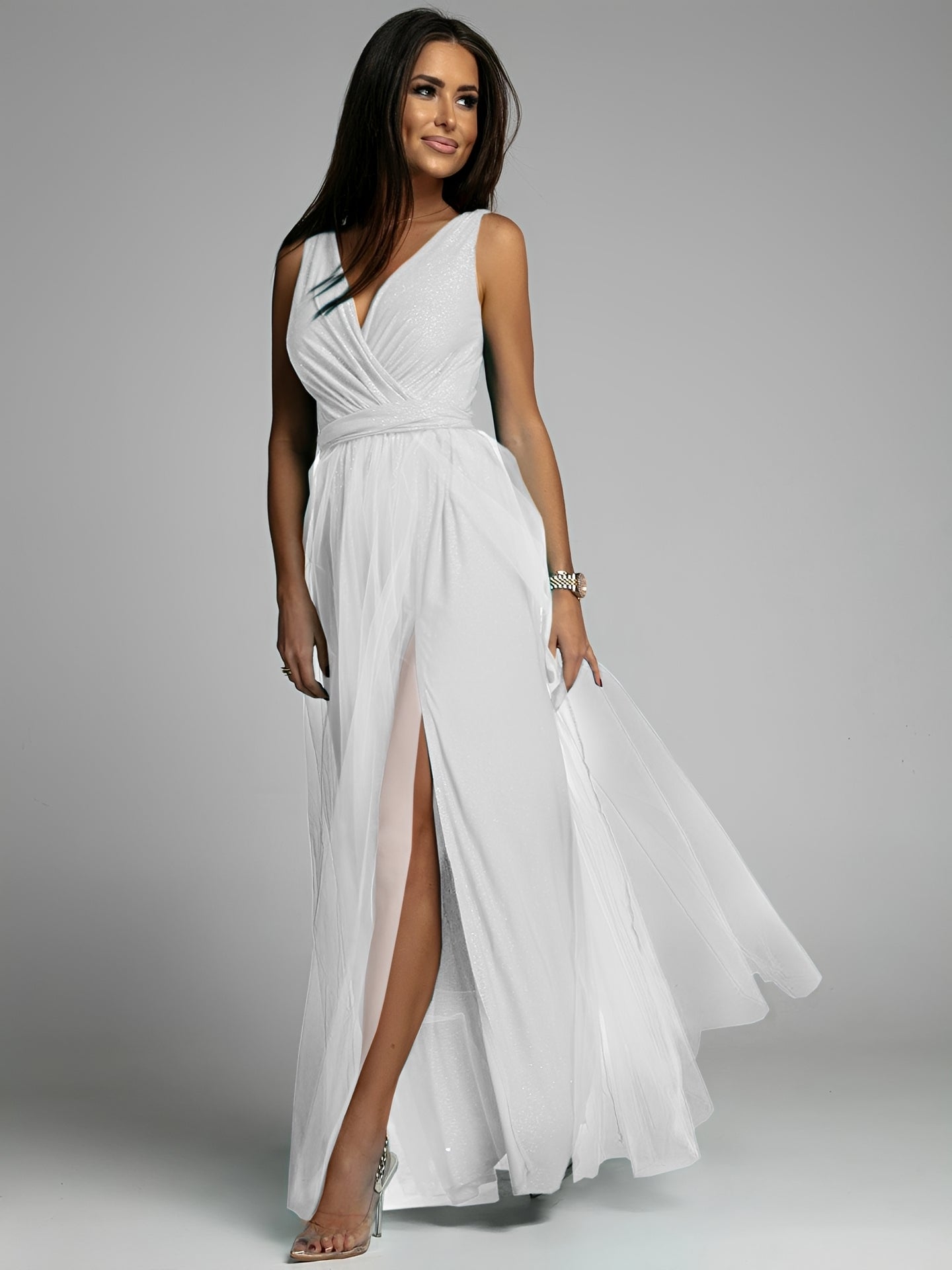 Rachael - Elegantes ärmelloses Kleid für Frauen