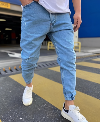 Andre - Schlanke, schicke Jeans mit Rissen für Männer