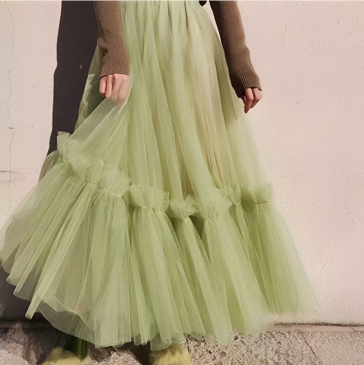 Madeline - Eleganter Volantrock für Frauen