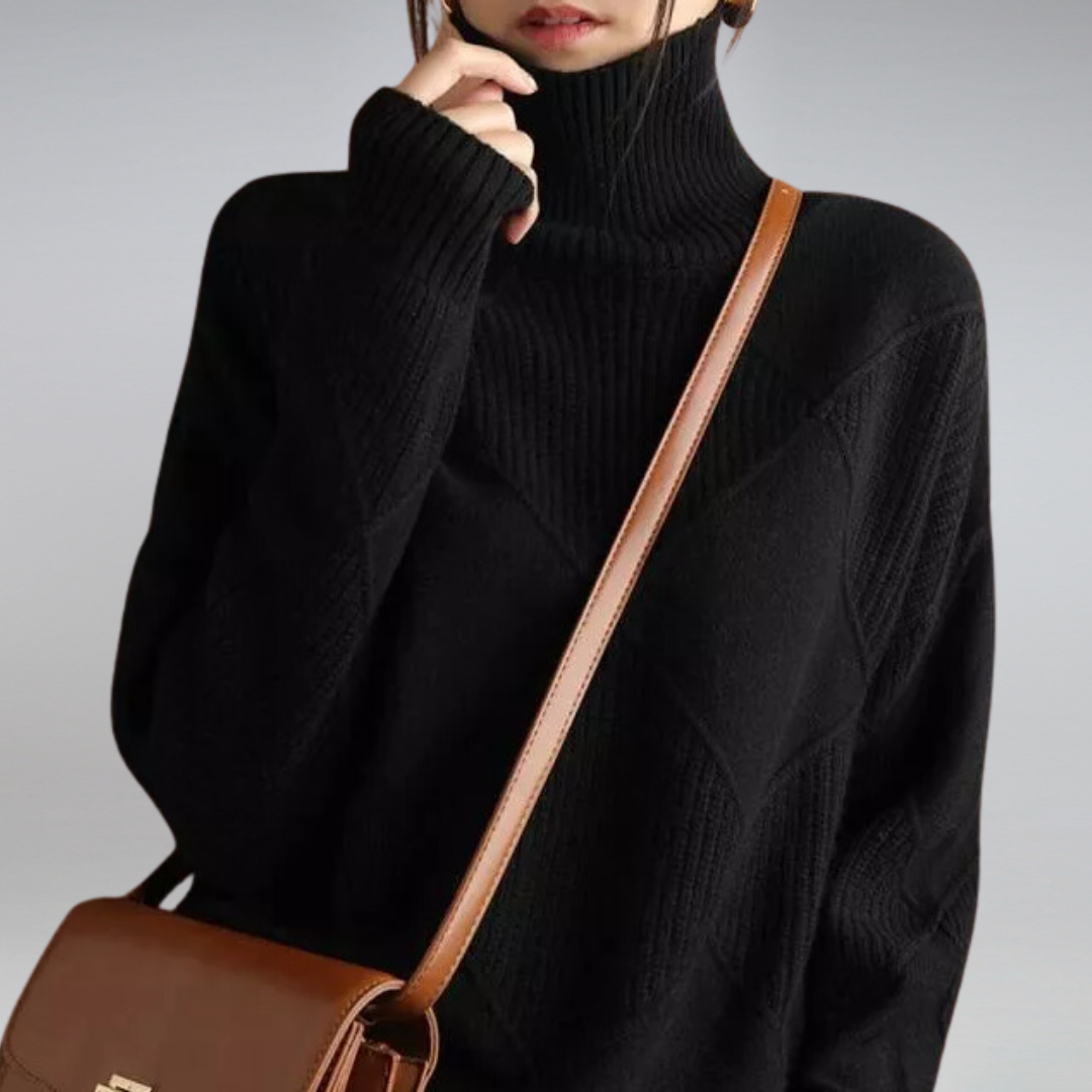 Camille - Eleganter Rollkragenpulli