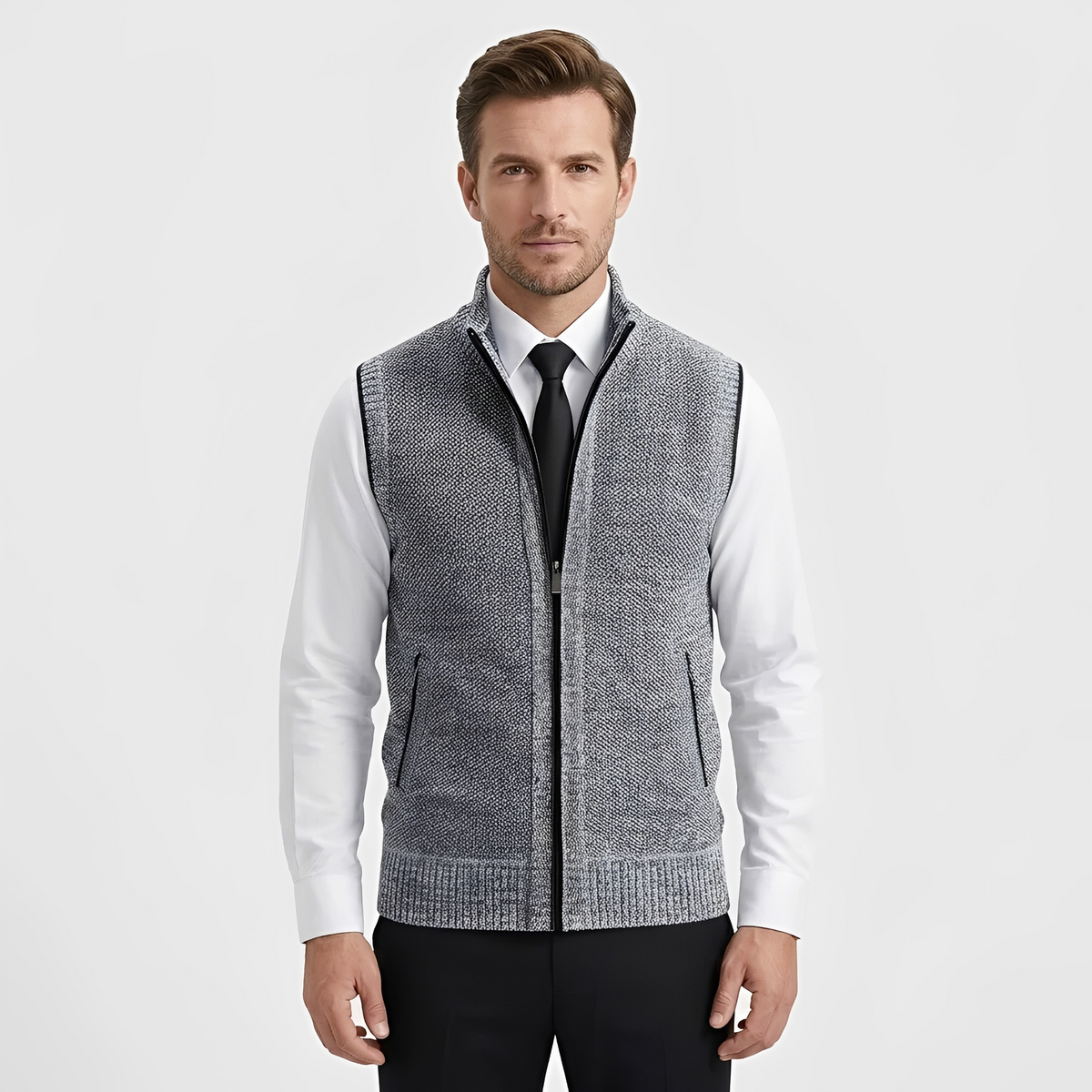 Damion - Kuschelige Jacke mit Reißverschluss