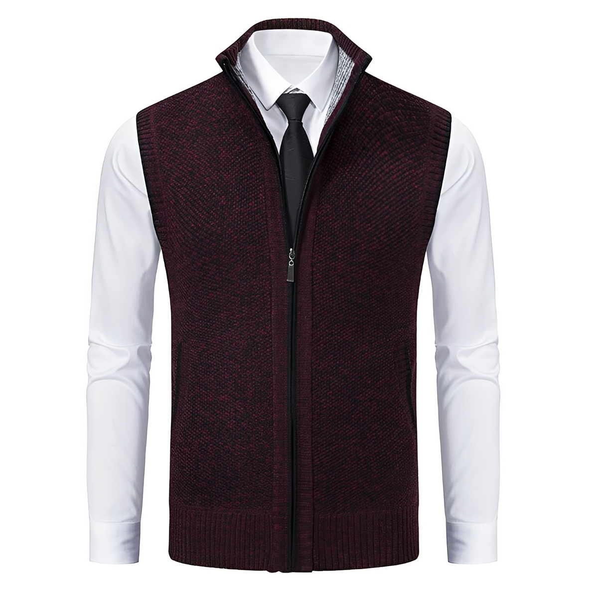 Damion - Kuschelige Jacke mit Reißverschluss