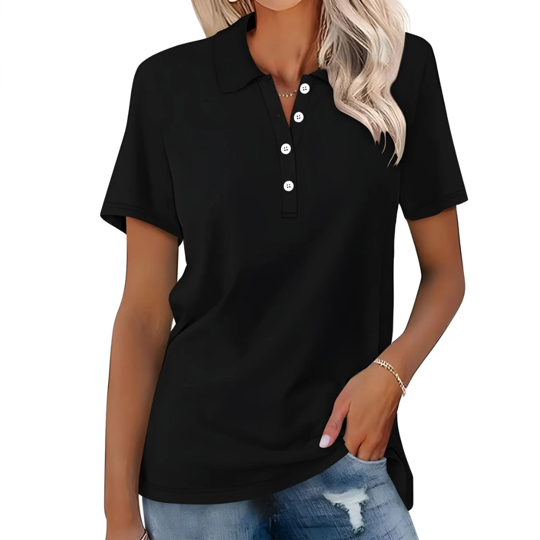 Stella - Damen-Poloshirt mit raffiniertem Stil