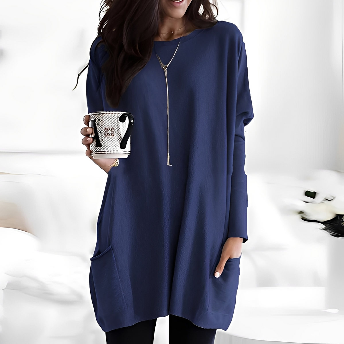 Diane - Bequemer Langarm-Pullover