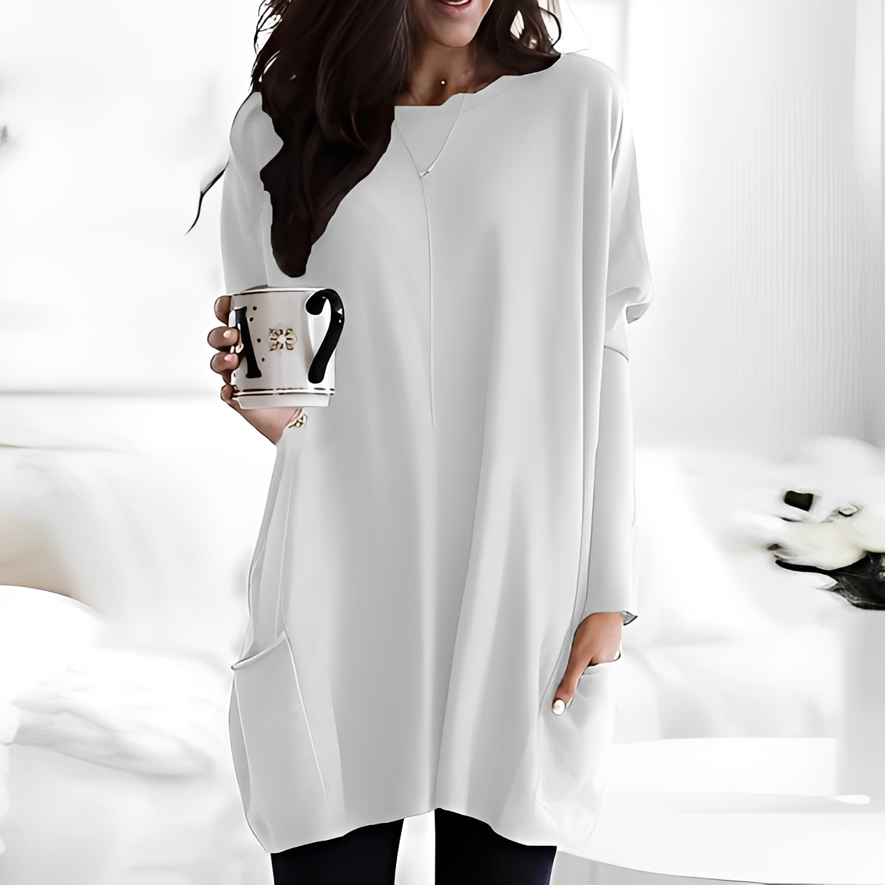 Diane - Bequemer Langarm-Pullover