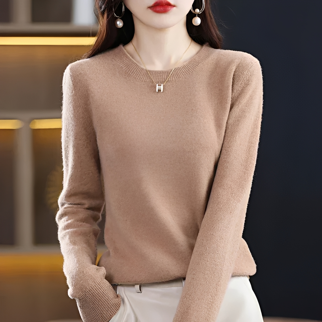 Erica - Klassischer und komfortabler Pullover