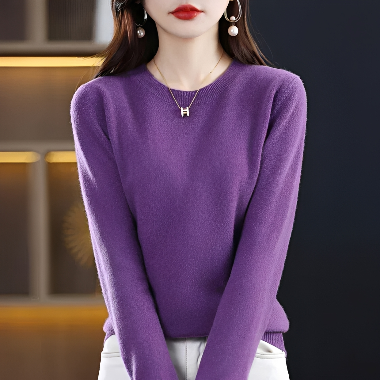 Erica - Klassischer und komfortabler Pullover
