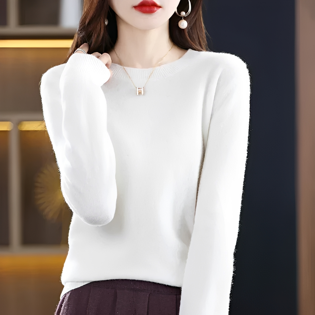 Erica - Klassischer und komfortabler Pullover