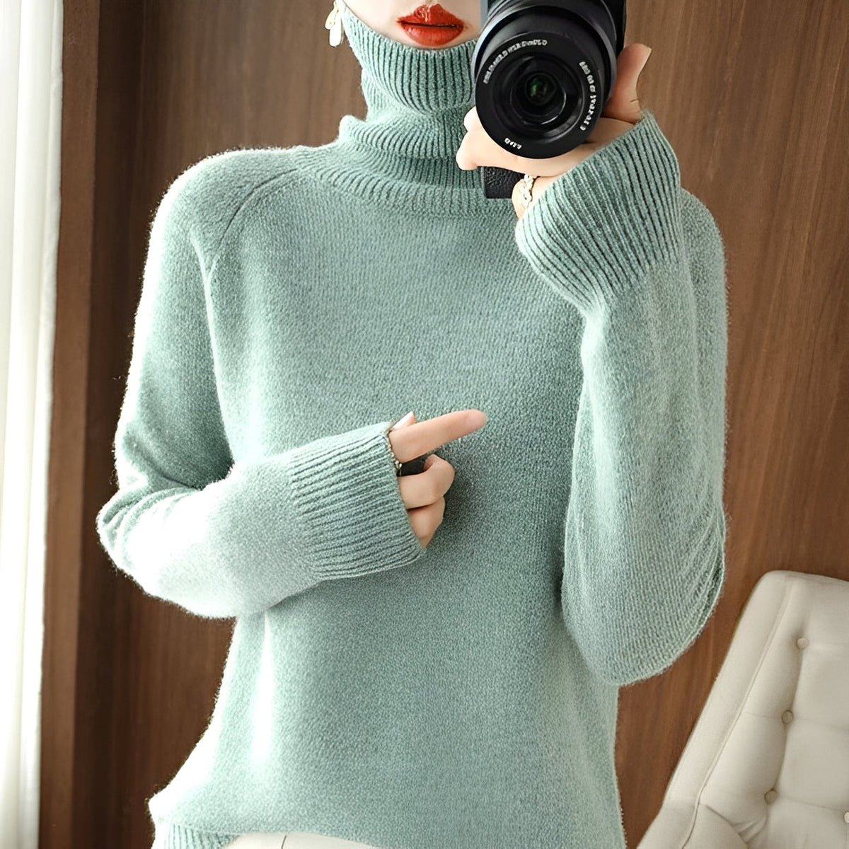 Silvana - Eleganter Rollkragenpullover