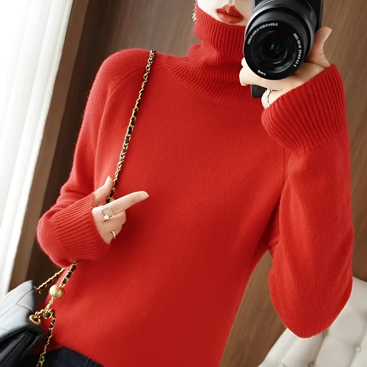 Silvana - Eleganter Rollkragenpullover
