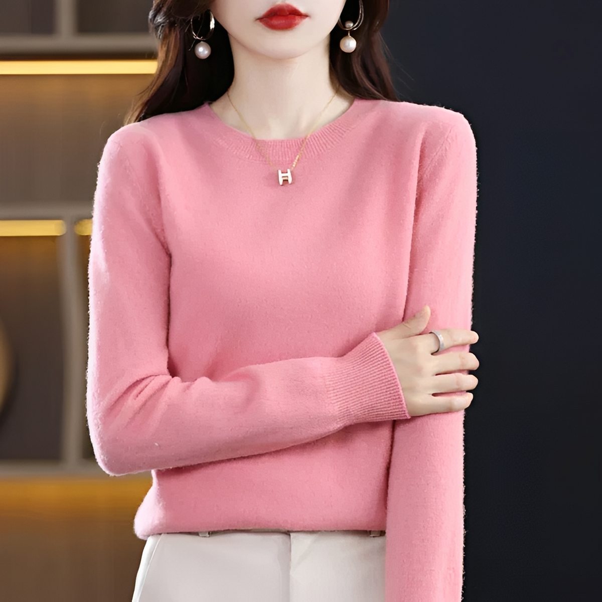 Erica - Klassischer und komfortabler Pullover