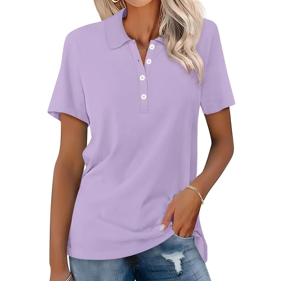 Stella - Damen-Poloshirt mit raffiniertem Stil
