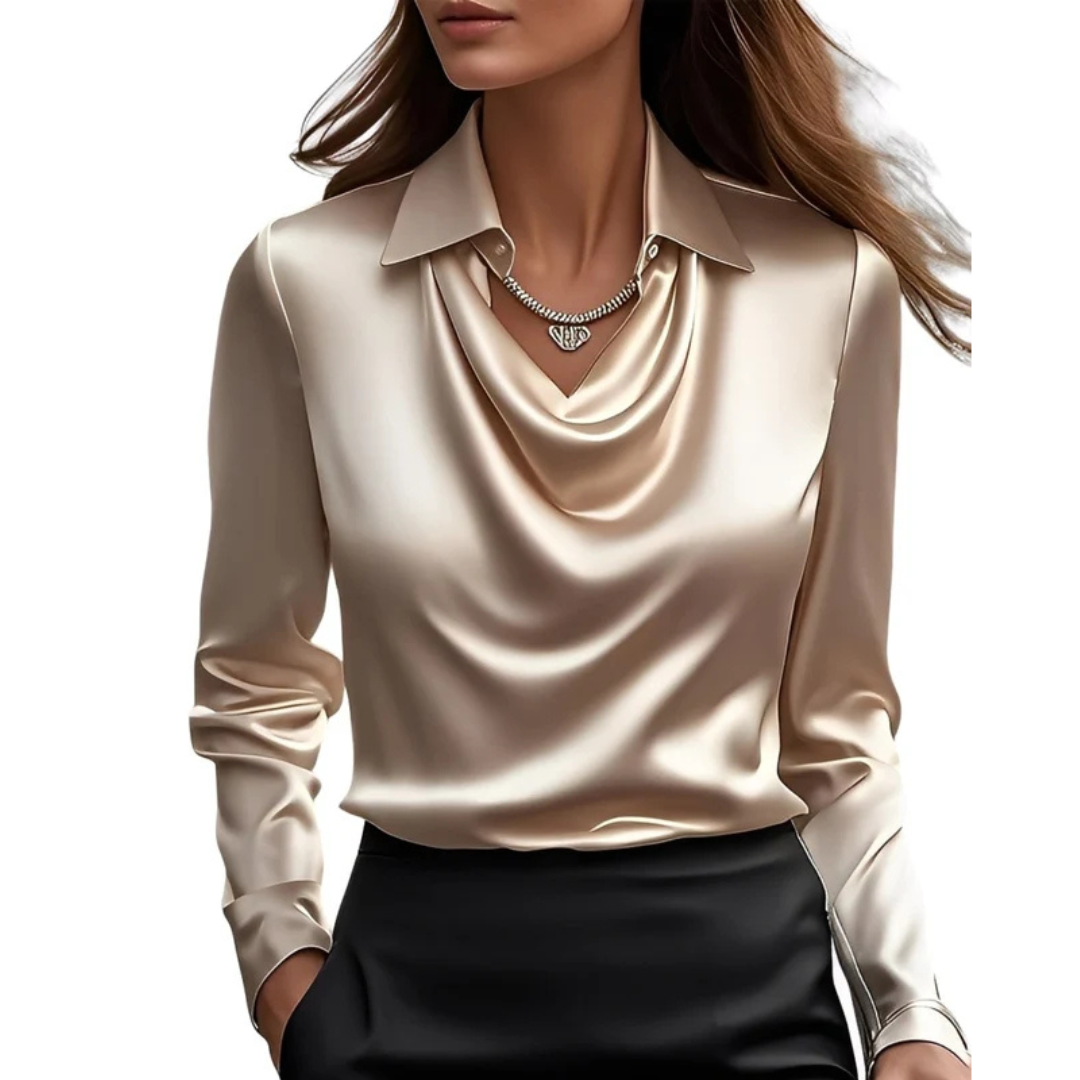 Dionne - Bequeme Bluse mit langen Ärmeln