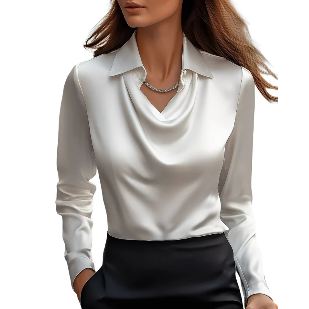 Dionne - Bequeme Bluse mit langen Ärmeln