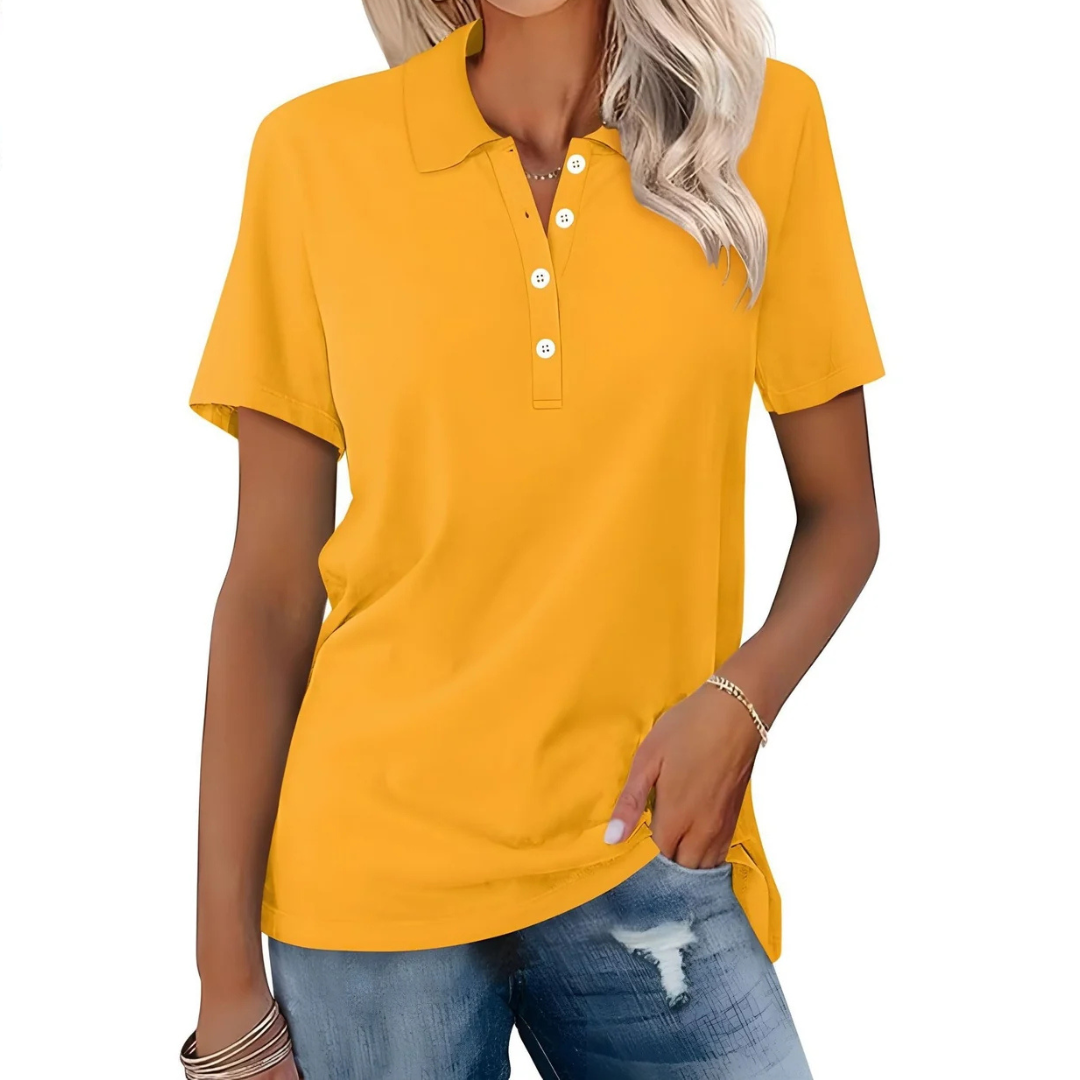 Stella - Damen-Poloshirt mit raffiniertem Stil