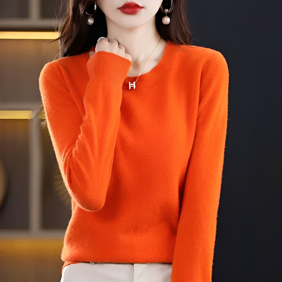 Erica - Klassischer und komfortabler Pullover