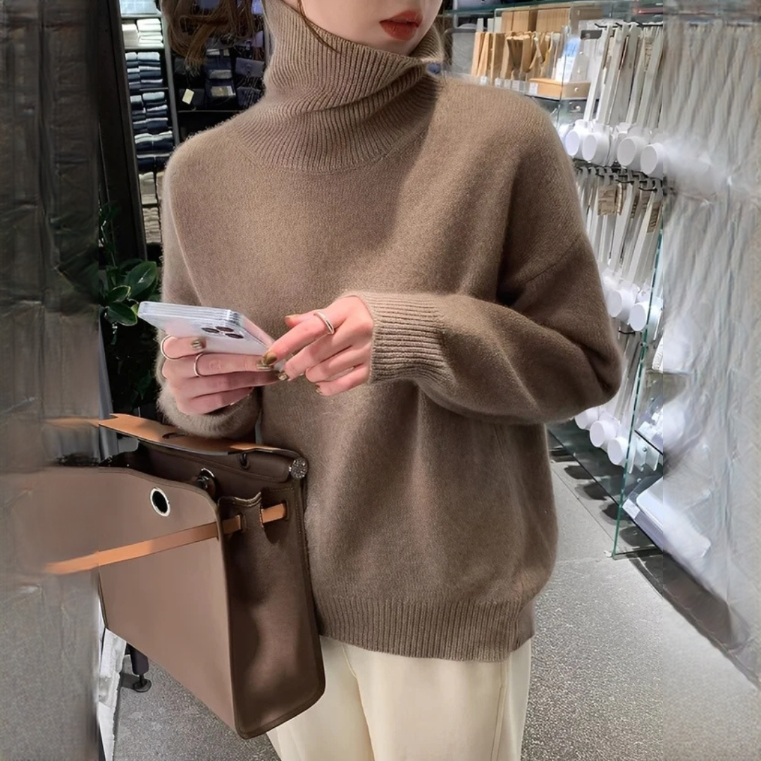 Adrienne - Eleganter und gemütlicher Rollkragenpullover