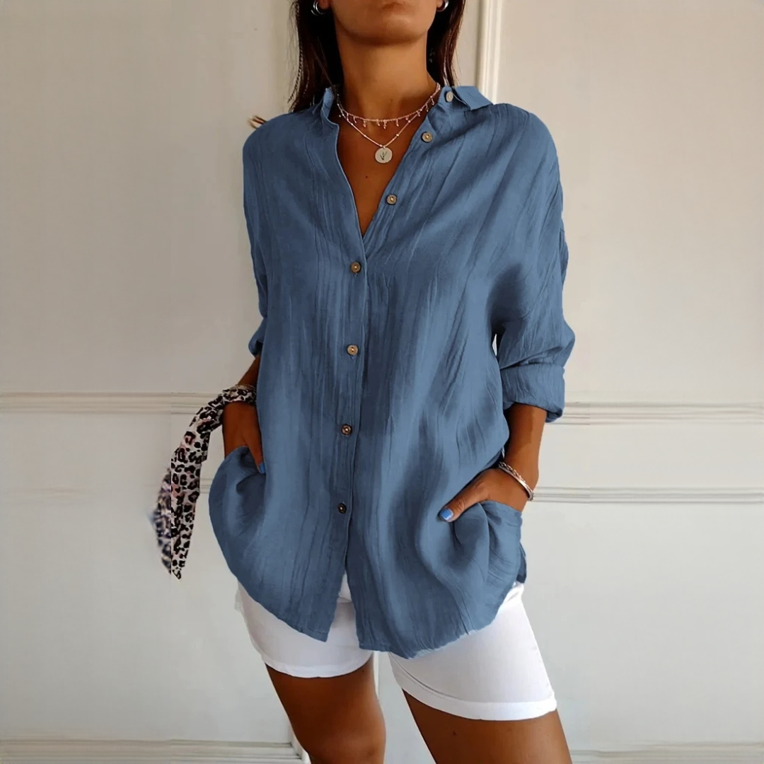 Xaelle - Stilvolle Bluse mit Knöpfen