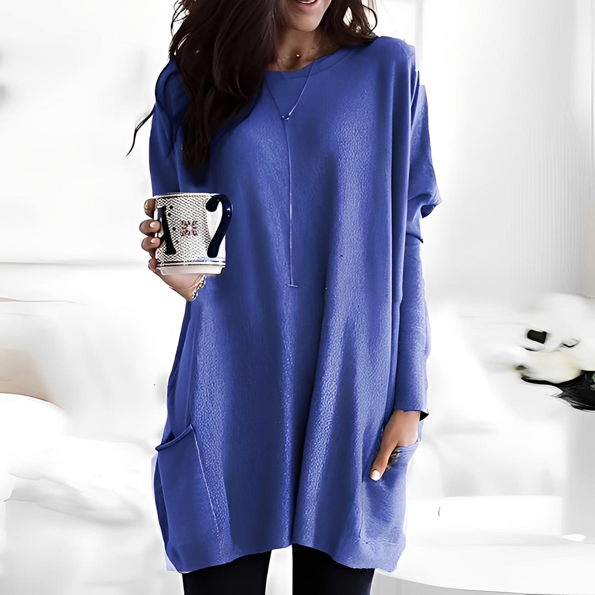 Diane - Bequemer Langarm-Pullover