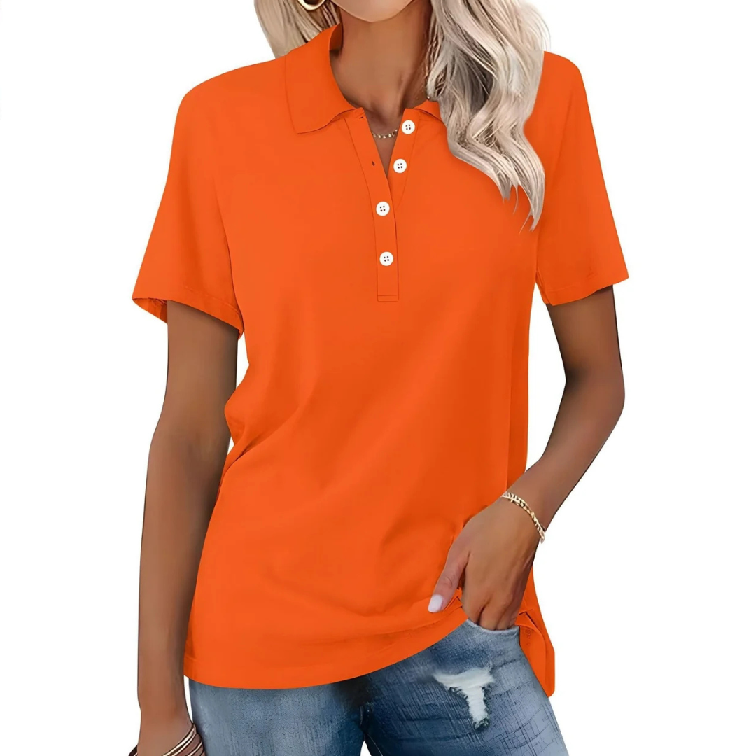 Stella - Damen-Poloshirt mit raffiniertem Stil