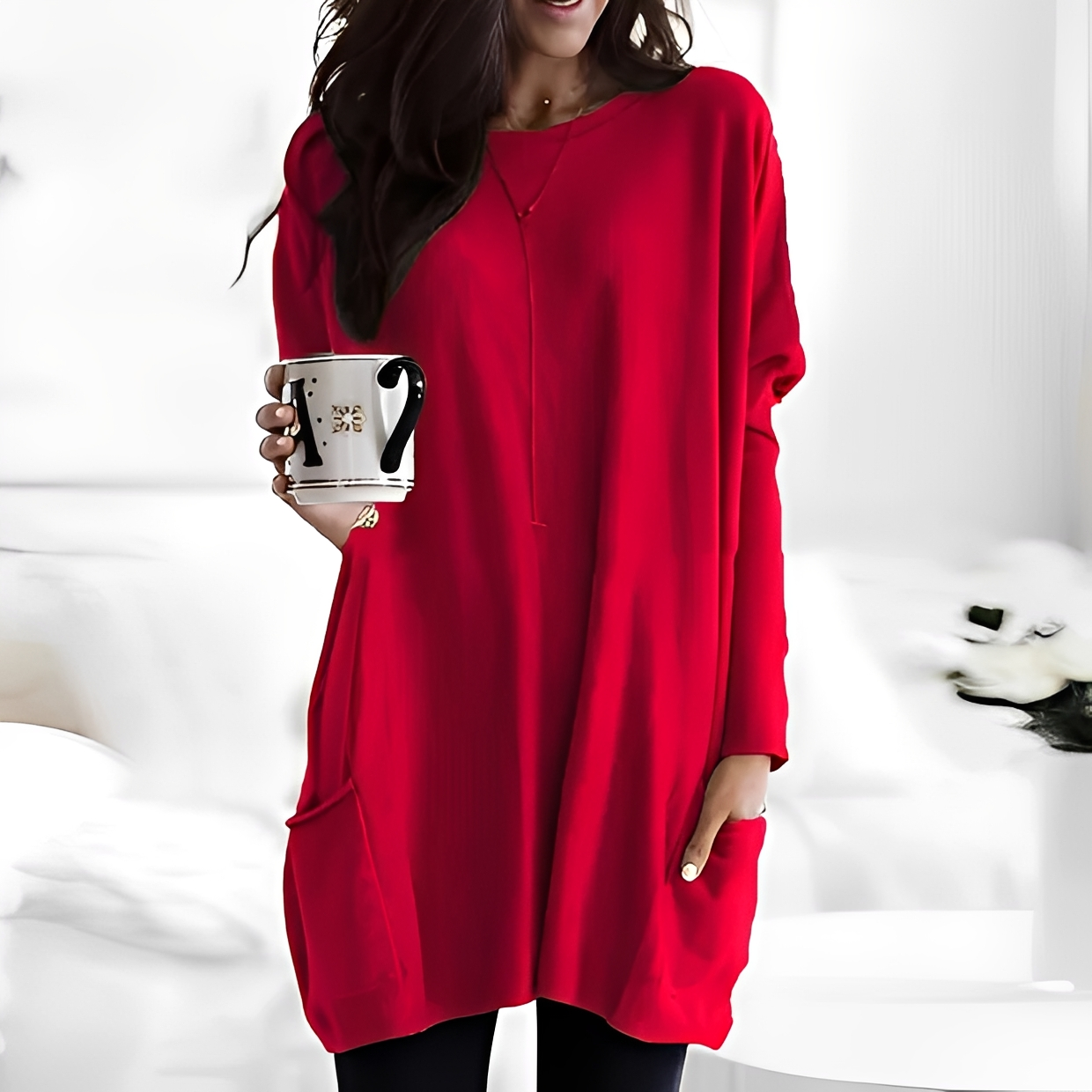 Diane - Bequemer Langarm-Pullover