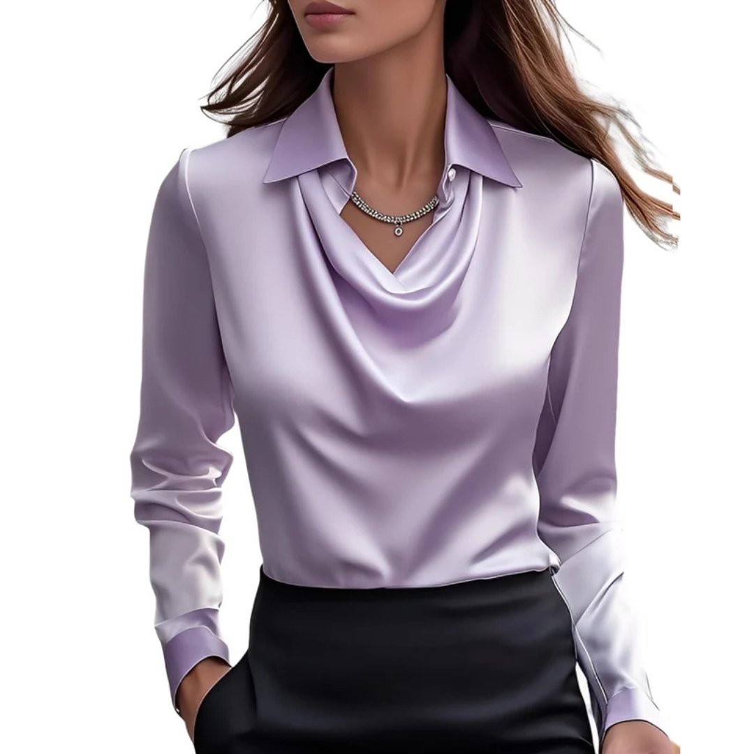 Dionne - Bequeme Bluse mit langen Ärmeln