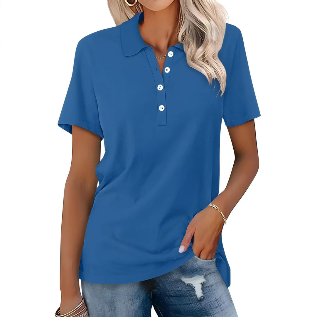 Stella - Damen-Poloshirt mit raffiniertem Stil