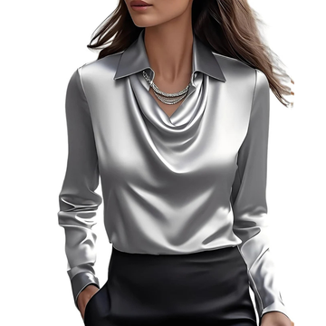 Dionne - Bequeme Bluse mit langen Ärmeln