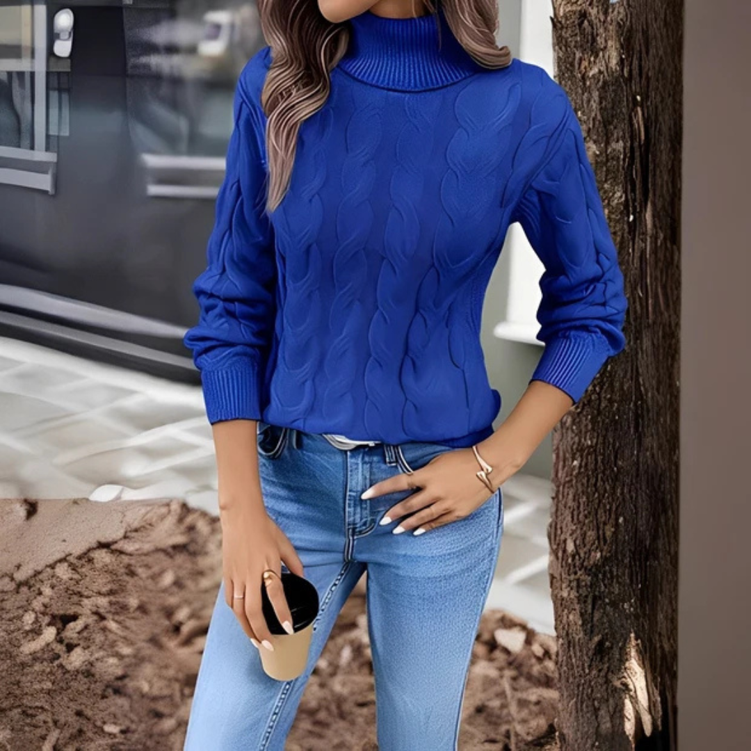 Amélie - Gemütlicher Rollkragenpullover