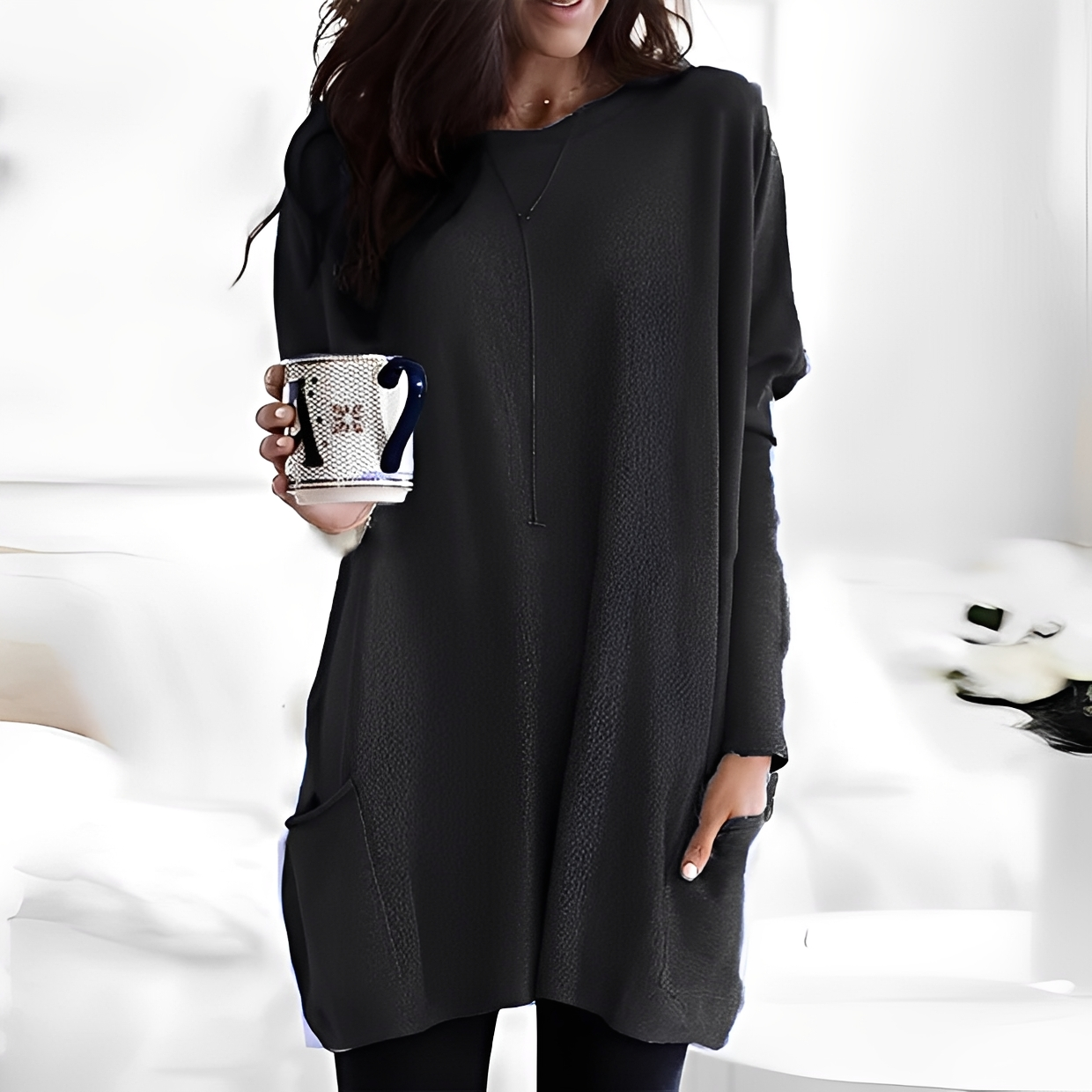 Diane - Bequemer Langarm-Pullover
