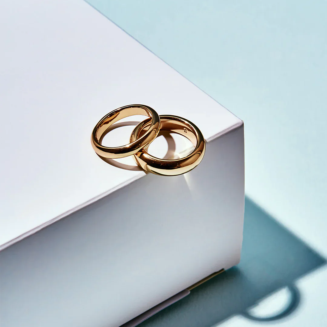 Eloane – Goldener Ring aus Edelstahl