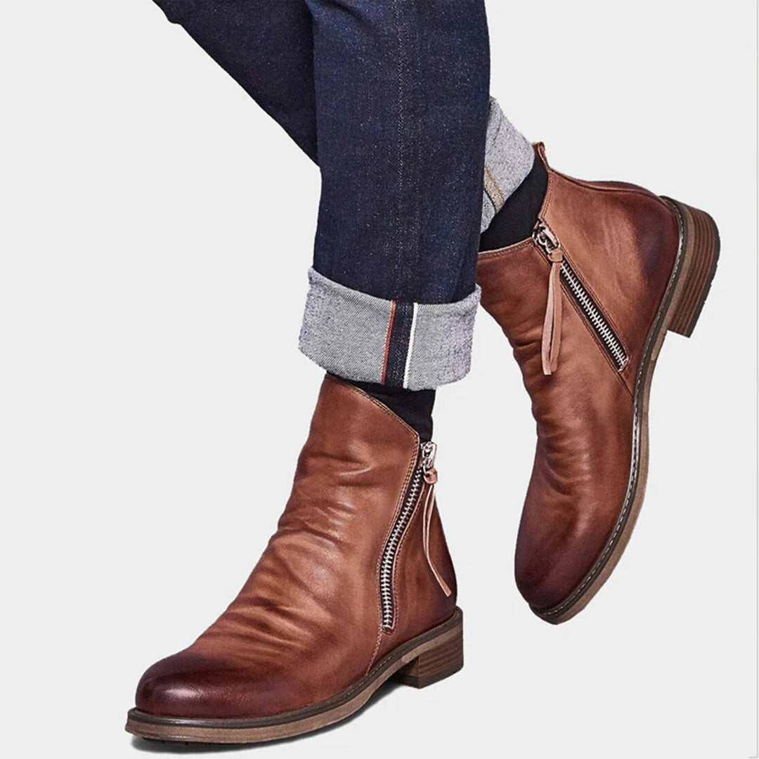 Gilbert - Herrenstiefel mit Reißverschluss