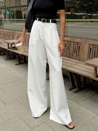 Marlene – Elegante Hose mit weitem Bein für Damen