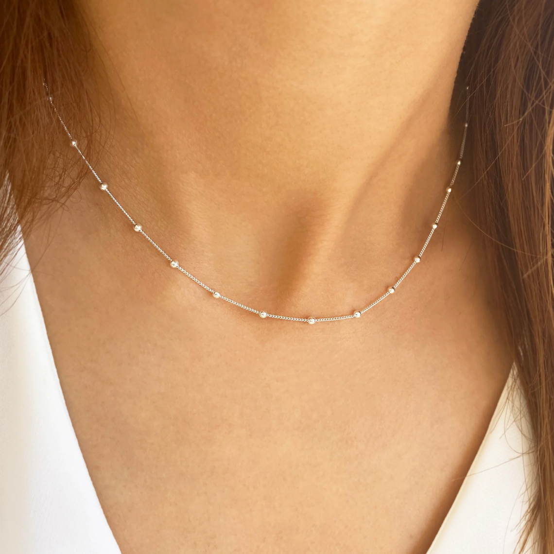 Choker Satellite - Edle goldene Kette