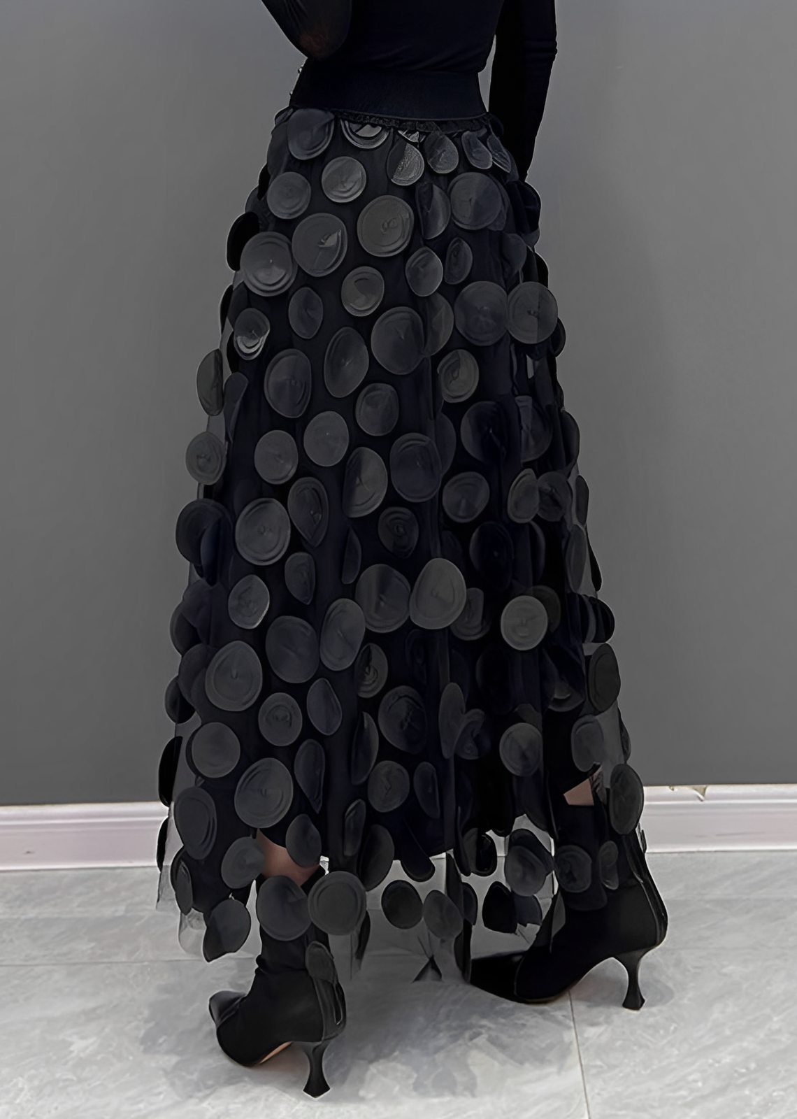 Peaches – Rock mit Polka-Dots im Retro-Look