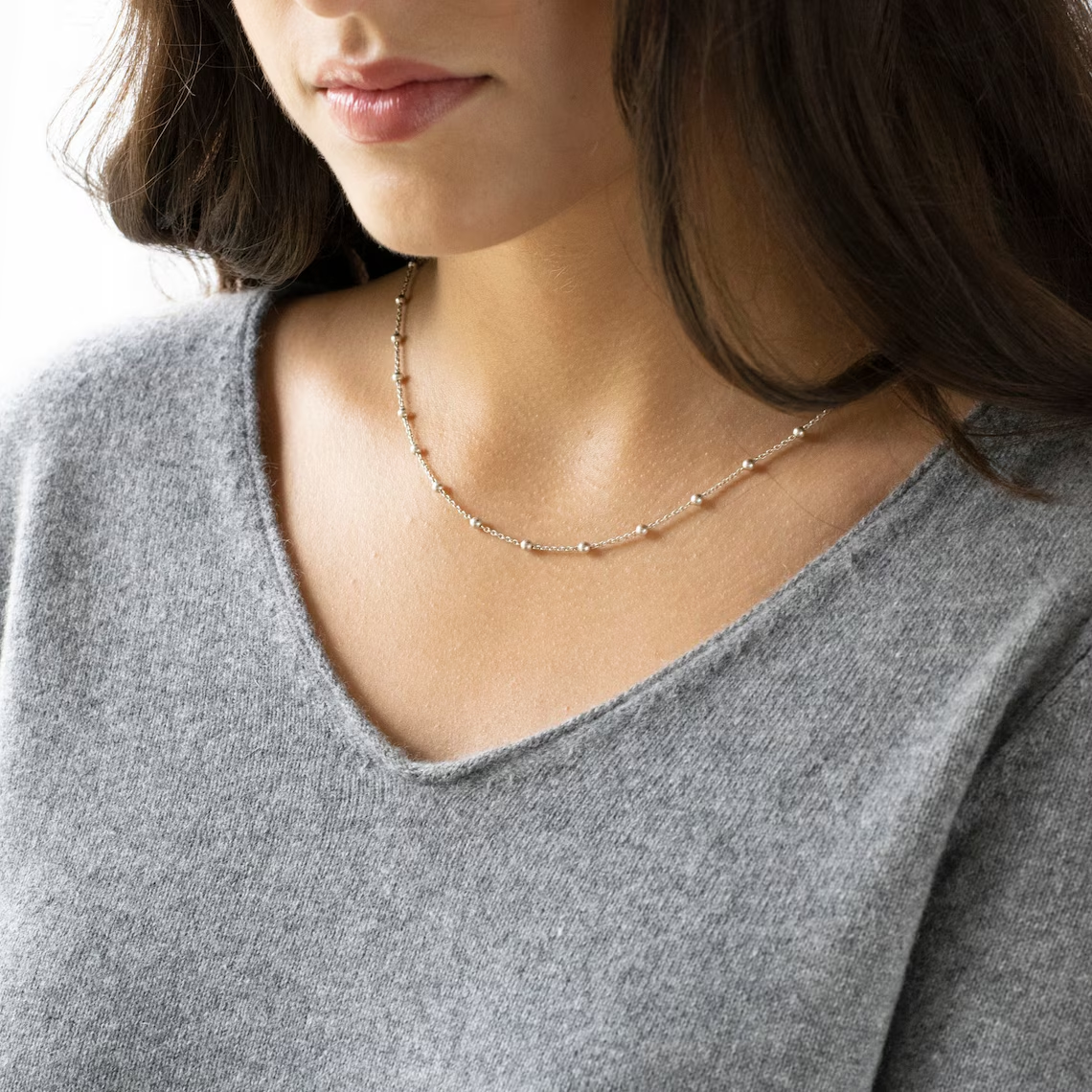 Choker Satellite - Edle goldene Kette
