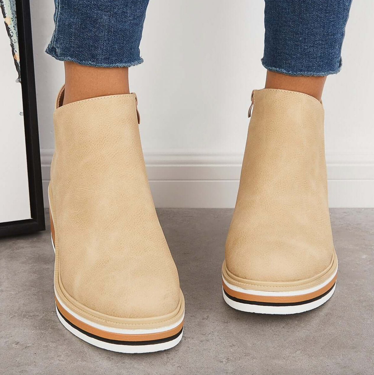 Mari Stella – Stilvolle Stiefel mit Ziernähten für Damen