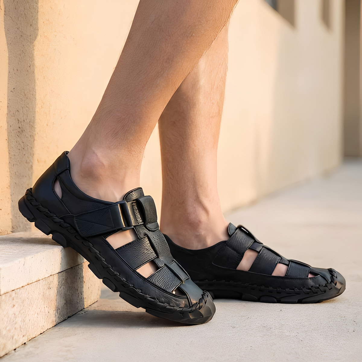 Vernard - Trendige Außensandalen für Herren