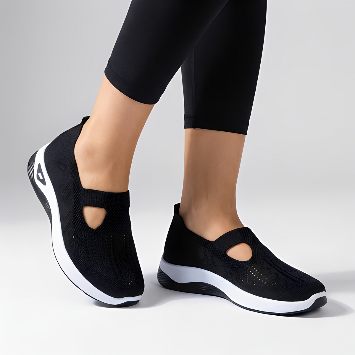 Kyllen - Lässige Schnürsenkellose Damenschuhe