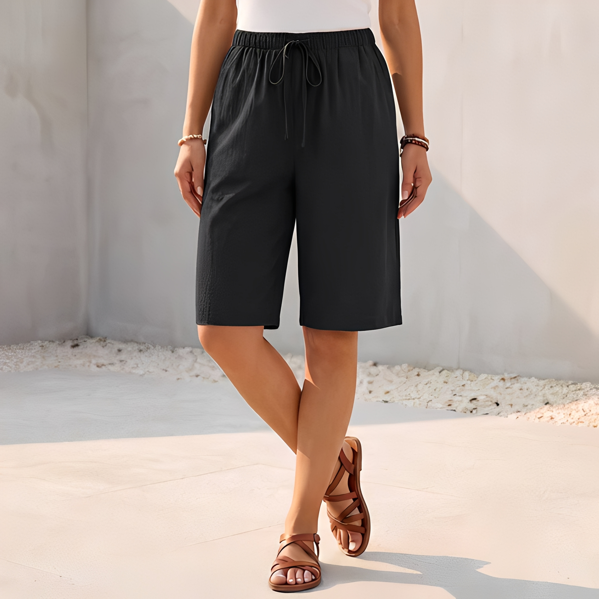Elvey - Weite Sommershorts für Damen