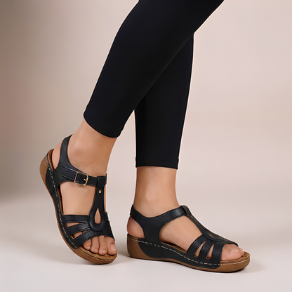 Larvien - Elegante Sandalen mit T-Riemen für Frauen
