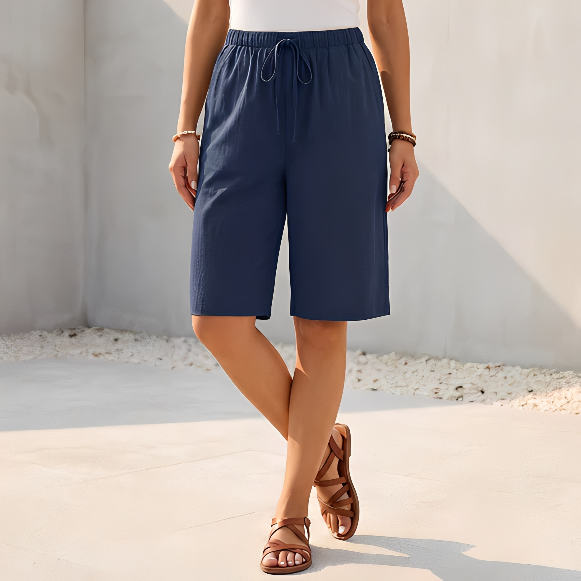 Elvey - Weite Sommershorts für Damen