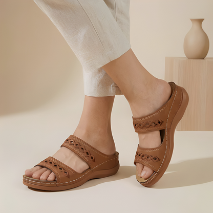 Aryan - Bequeme Sommer-Sandalen mit Riemen für Damen