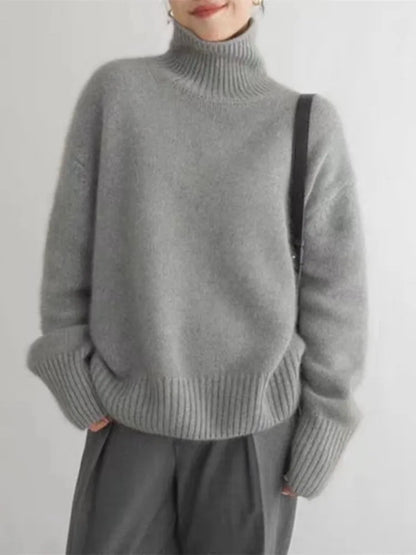 Lea – Eleganter Rollkragenpullover für Damen