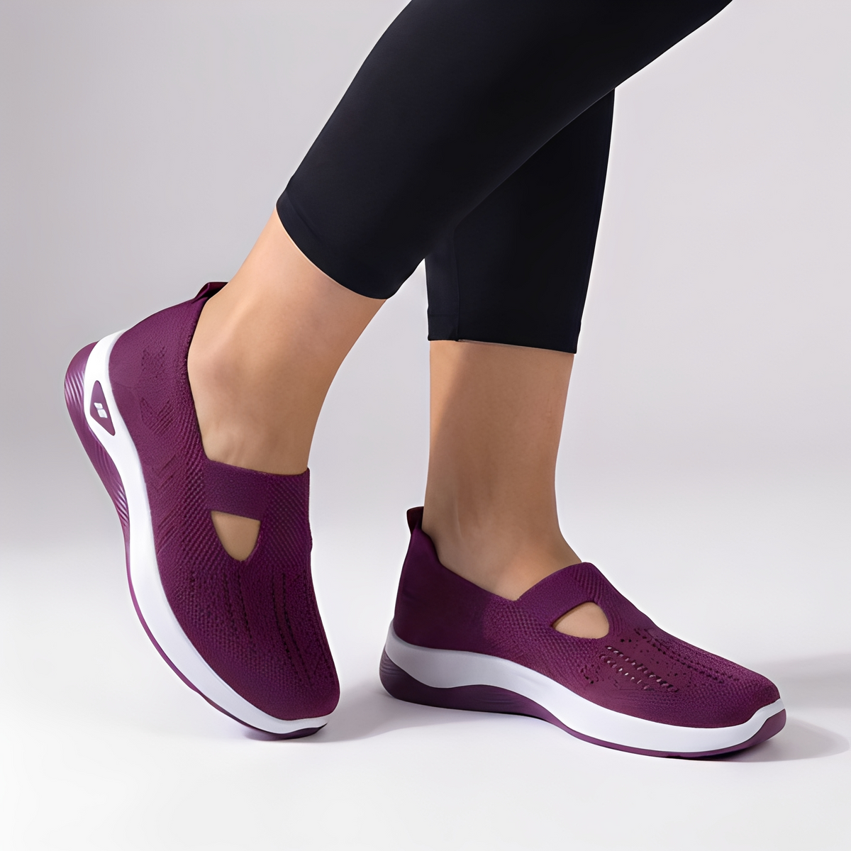 Kyllen - Lässige Schnürsenkellose Damenschuhe