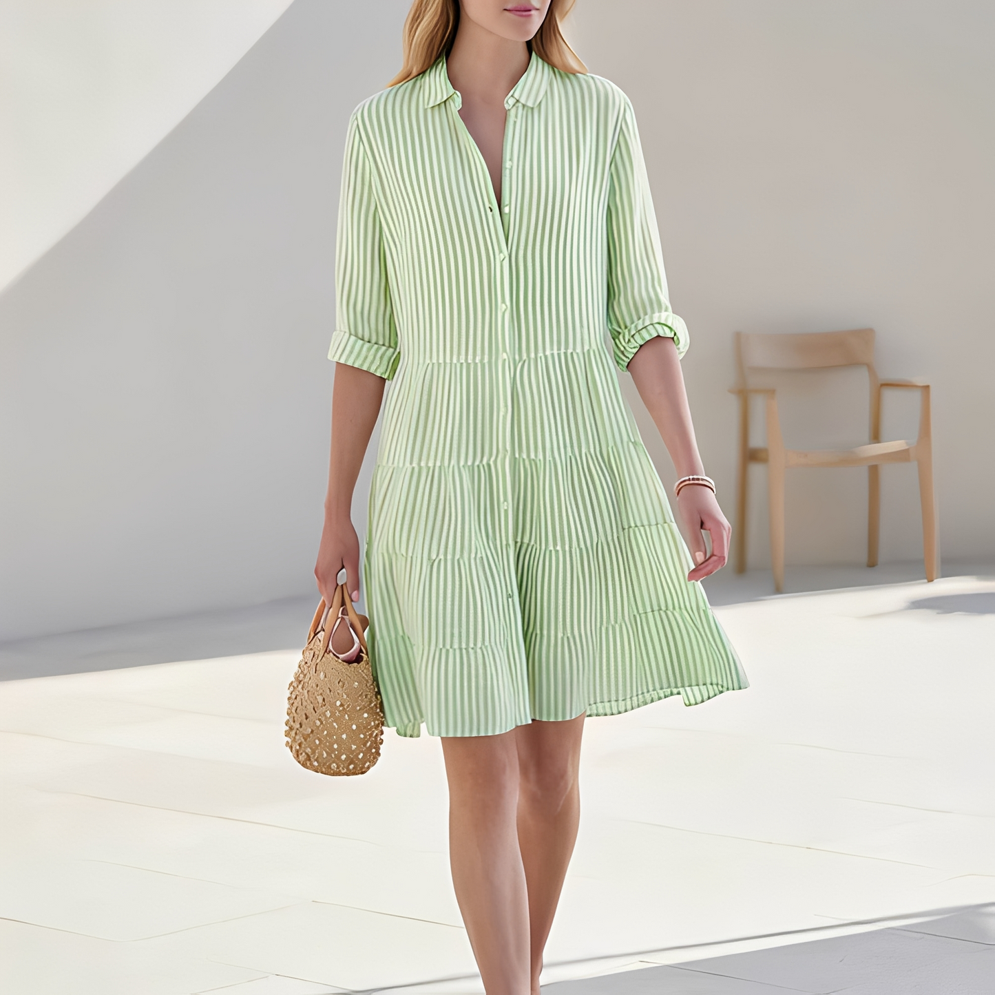 Elijah - Schickes Sommer-Hemdkleid für Frauen