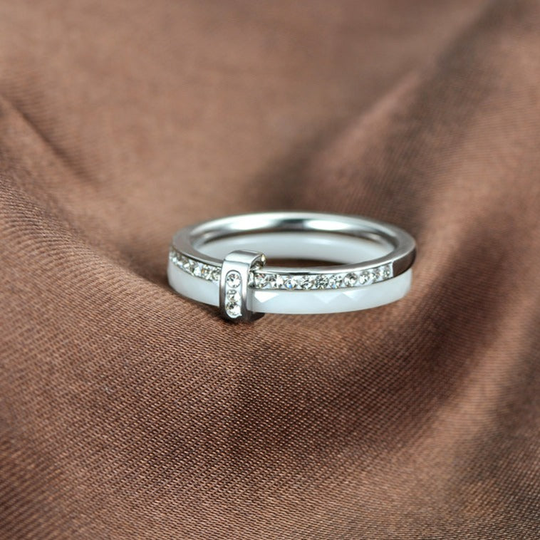 Cerelia – Edler Keramikring mit Zirkonia