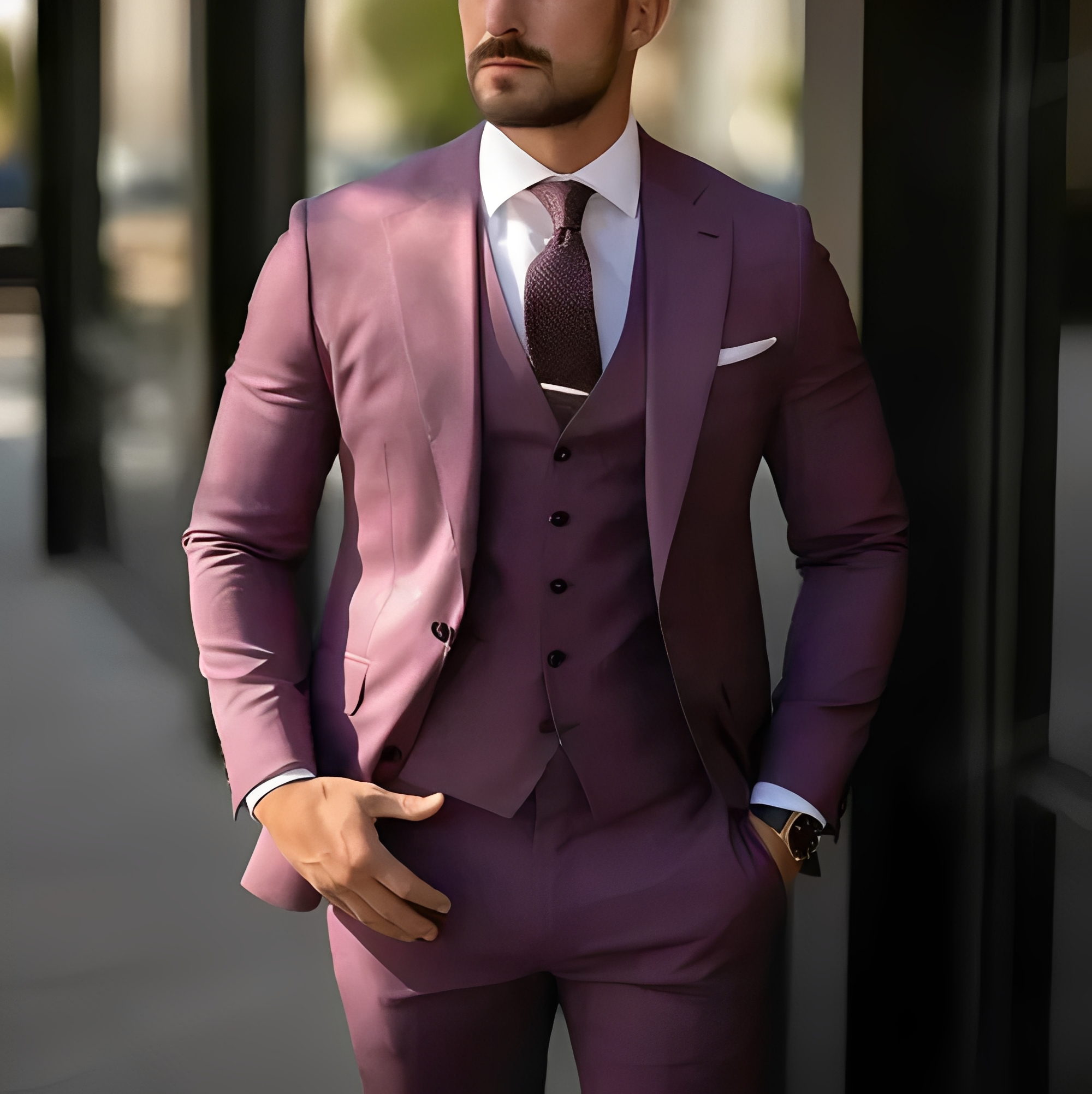 Abenner - Eleganter Dreiteiler-Anzug