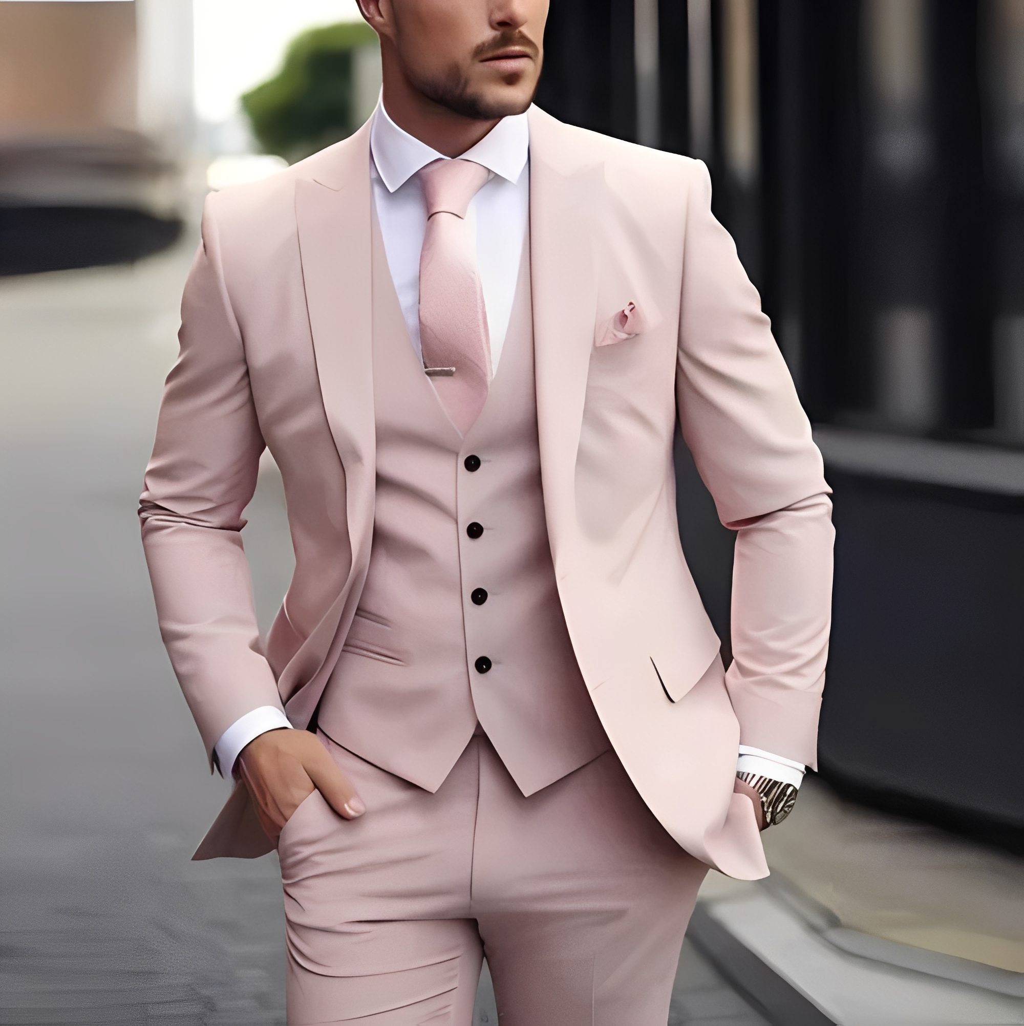Abenner - Eleganter Dreiteiler-Anzug