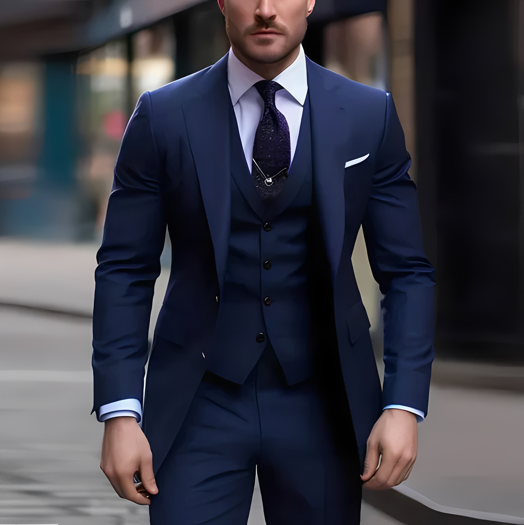 Abenner - Eleganter Dreiteiler-Anzug